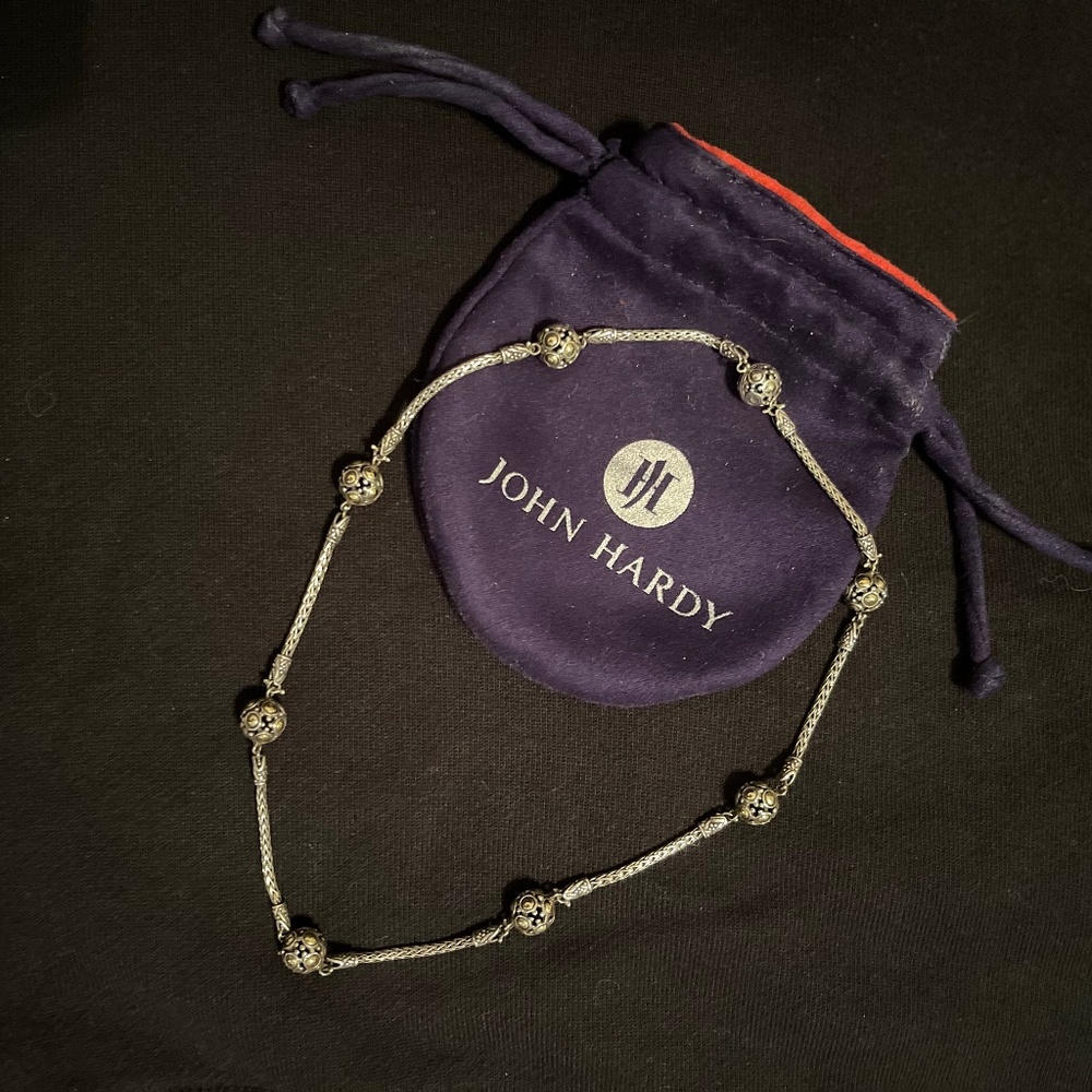 John Hardy Two-tone Jaisalmer Ball Necklace